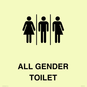 Female, Male and Non-gender specific